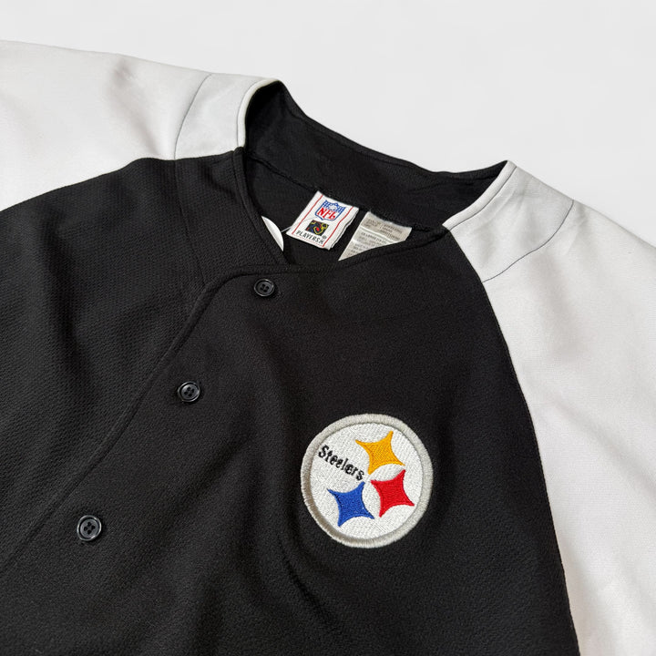 Players Inc NFL Pittsburgh Steelers #7 Roethlisberger Jersey black/yellow XL (youth) - Shop-Tetuan