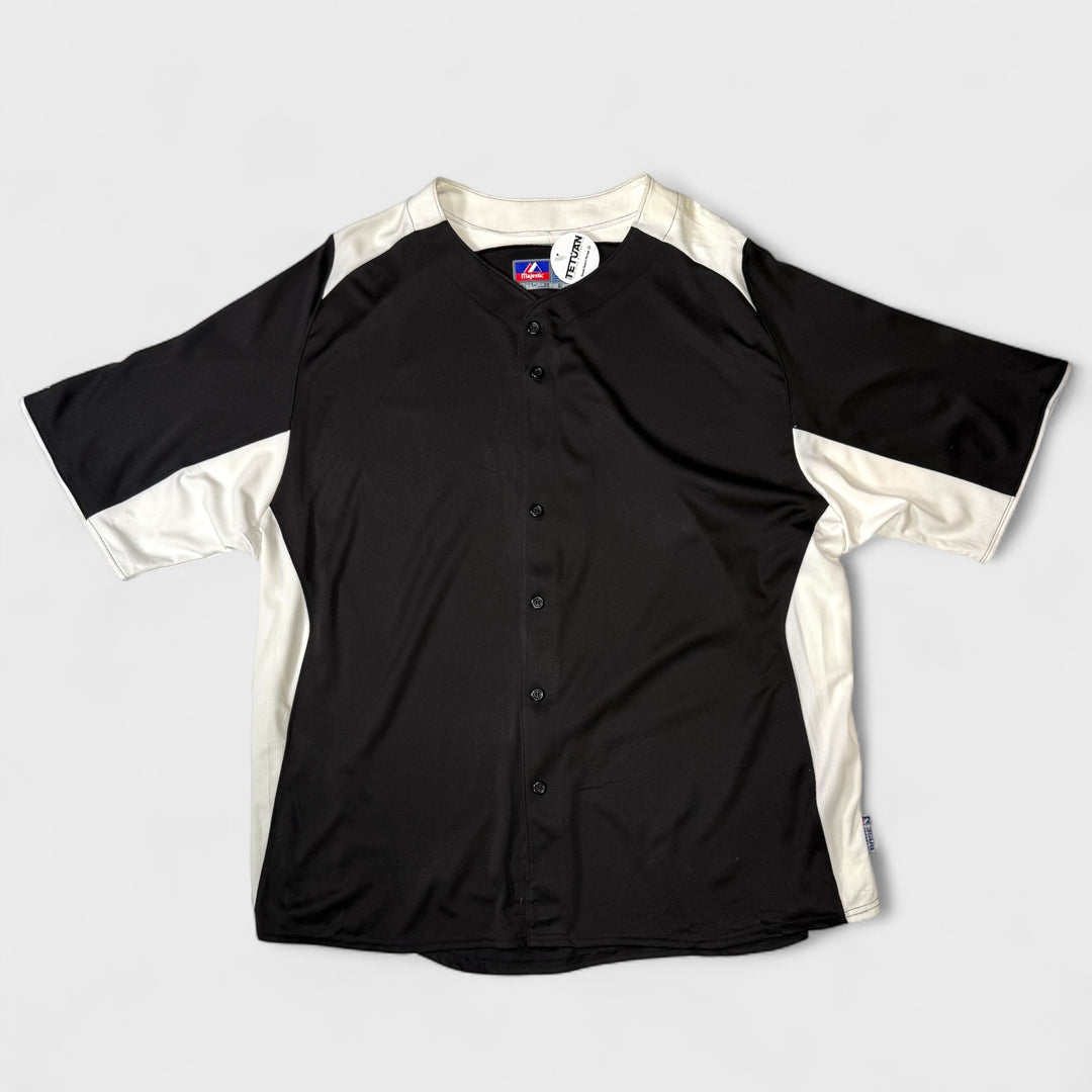 Majestic Cool Base Baseball Jersey black/white 3XL - Shop-Tetuan