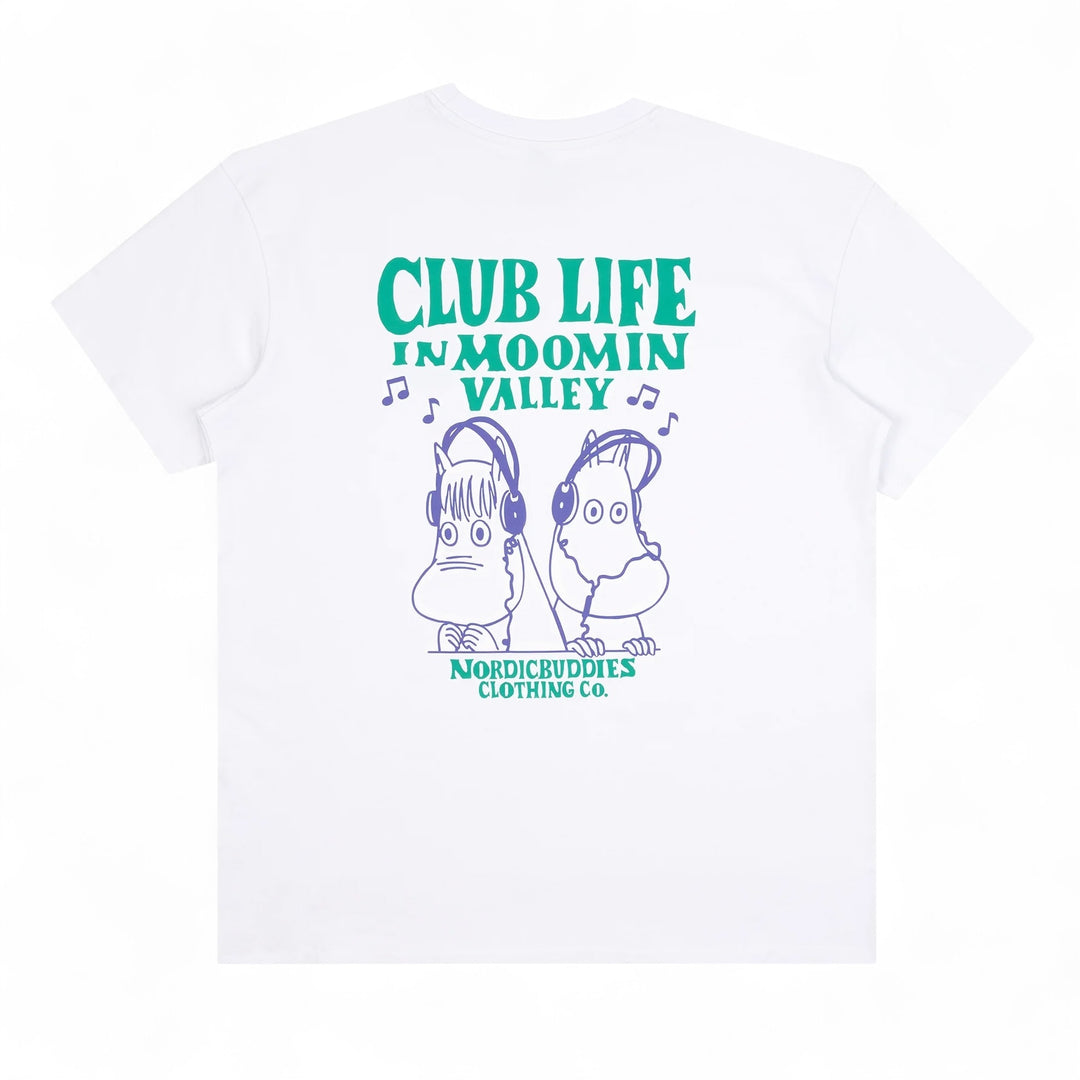 Moomin Muumi Club Life tee white - Shop-Tetuan