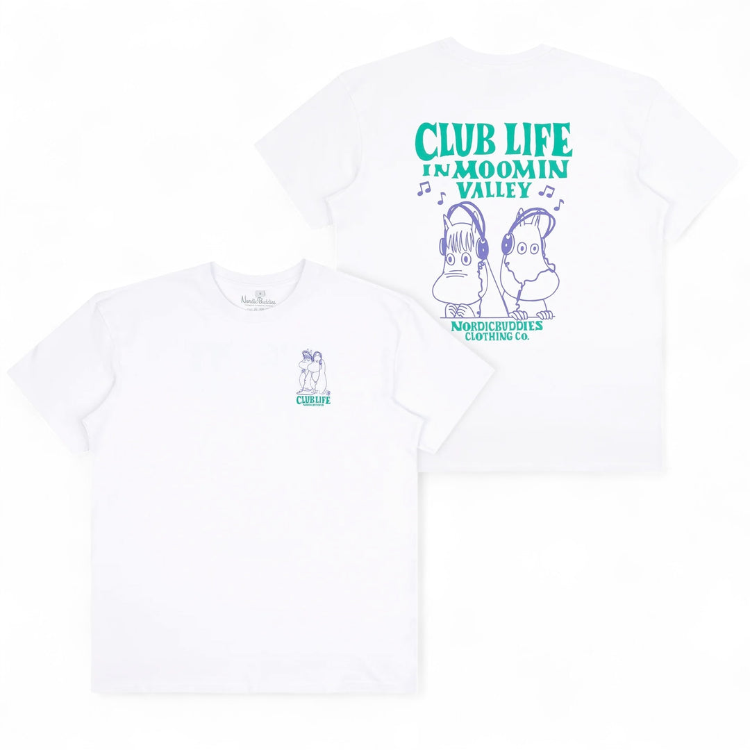 Moomin Muumi Club Life tee white - Shop-Tetuan