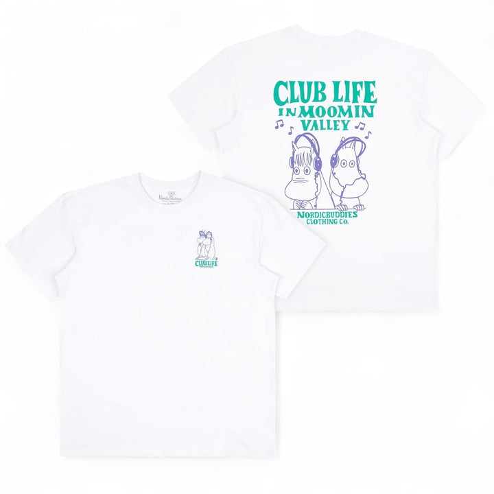Moomin Muumi Club Life tee white - Shop-Tetuan