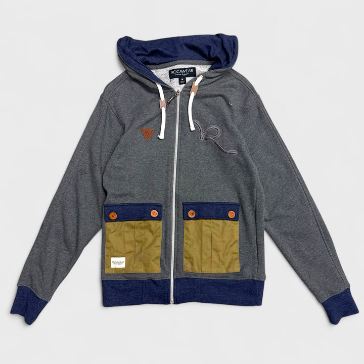 Rocawear hoodie grey/navy/khaki - Shop-Tetuan
