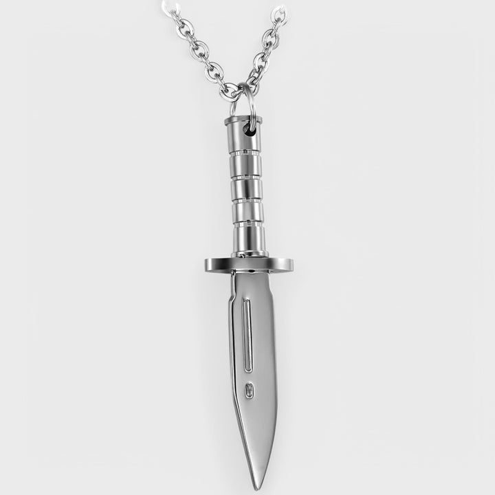 Dagger Pendant necklace steel - Shop-Tetuan