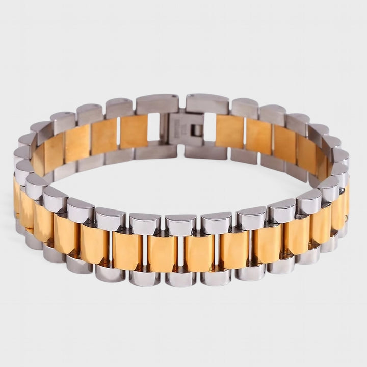 Watch Strap Bracelet gold/steel