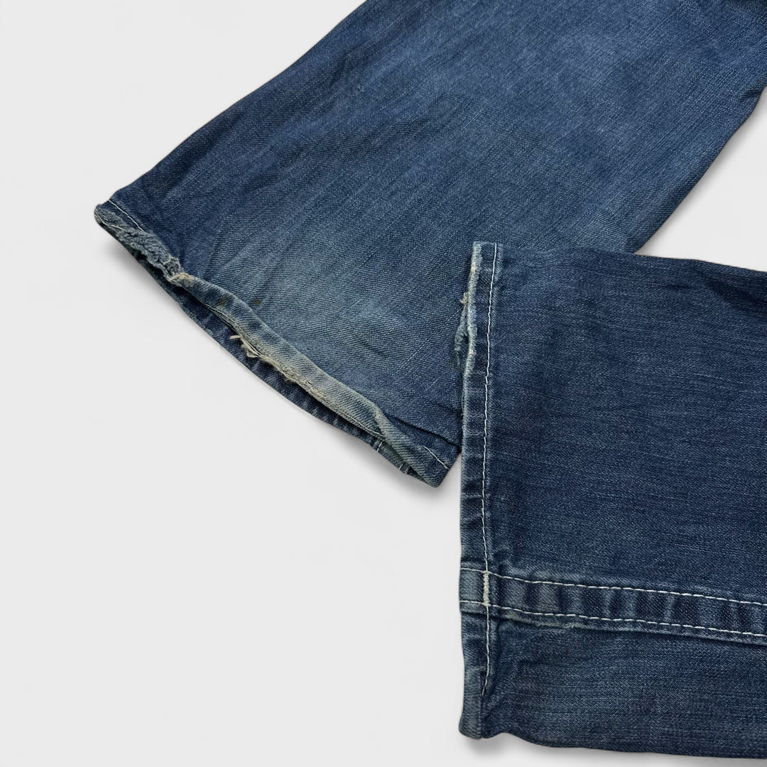 True Religion Ricky Straight Jeans mid blue 32 - Shop-Tetuan