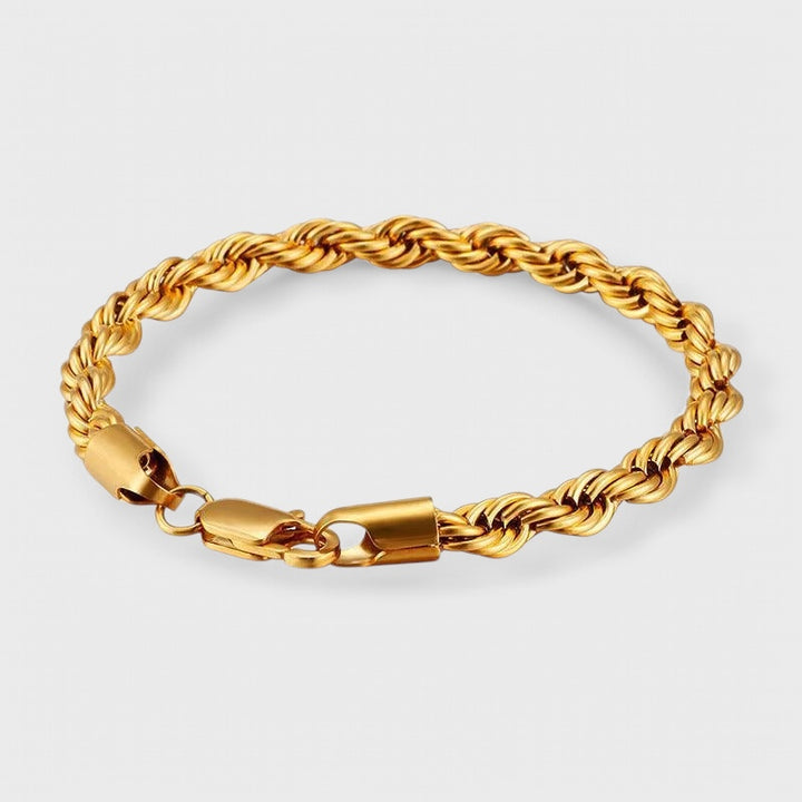 Cordell Twisted Rope Bracelets 6mm gold - Shop-Tetuan