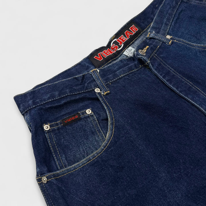 Vibes 90s Baggy Jeans dk blue W36 x L34 - Shop-Tetuan