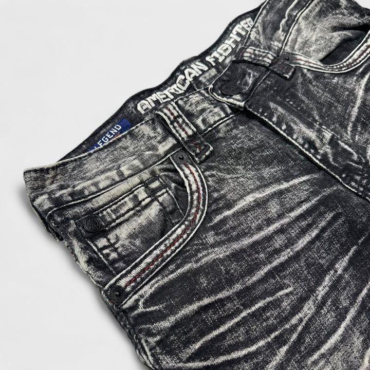 American Fighter Legend Slim Straight jeans black 31 - Shop-Tetuan