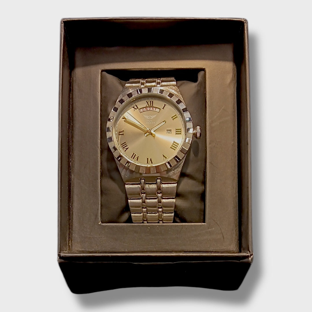 NY London Metal Bracelet Watch silver/grey - Shop-Tetuan