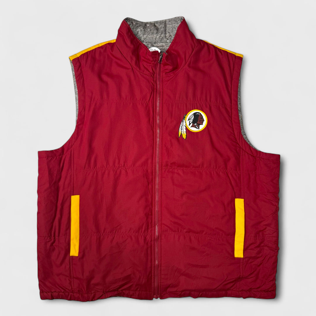 G-III Apparel Group NFL Reversible Vintage Washington Redskins Vest maroon/grey 3XL - Shop-Tetuan