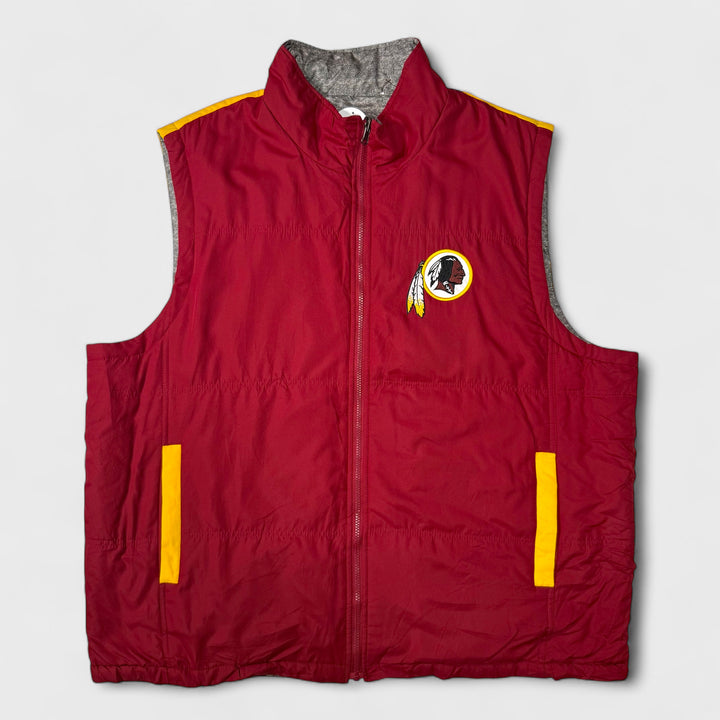 G-III Apparel Group NFL Reversible Vintage Washington Redskins Vest maroon/grey 3XL - Shop-Tetuan
