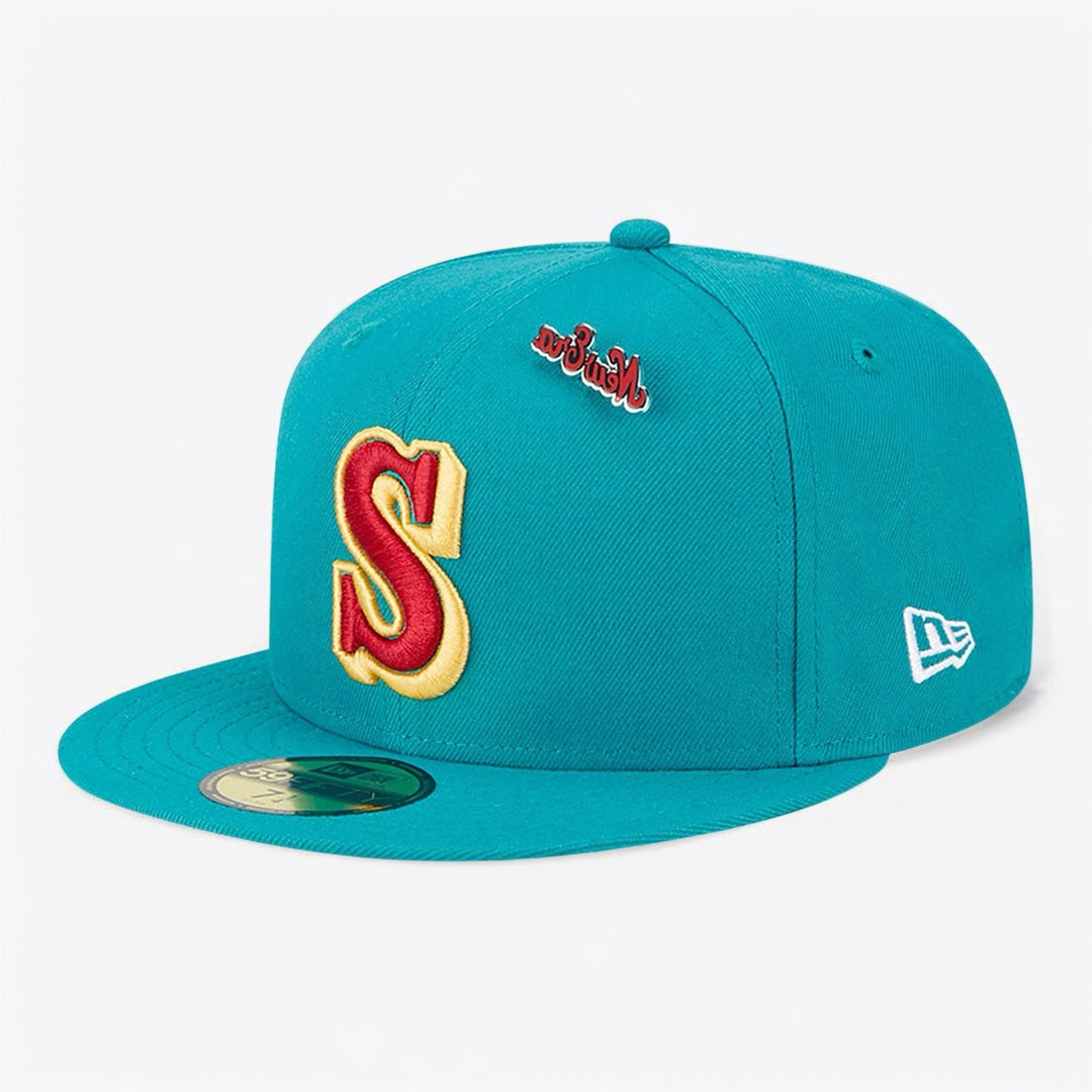 New Era MLB Cooperstown 59Fifty S Mariners teal - Shop-Tetuan