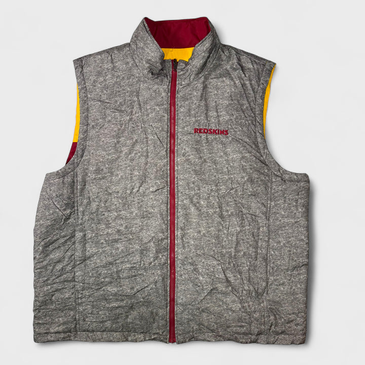 G-III Apparel Group NFL Reversible Vintage Washington Redskins Vest maroon/grey 3XL - Shop-Tetuan