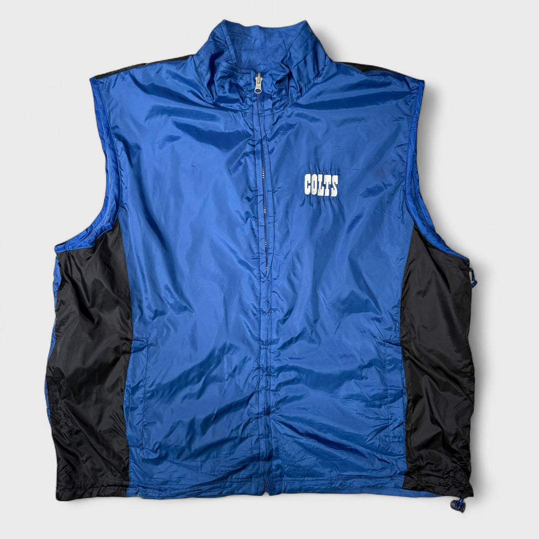 G-III Apparel Group NFL Reversible Indianapolis Colts Vest royal blue XL - Shop-Tetuan