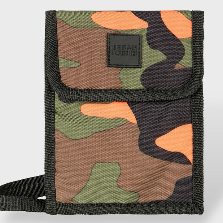 Urban Classics Neck Pouch Oxford orange camo - Shop-Tetuan