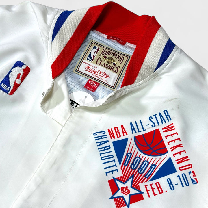 Mitchell & Ness Hardwood Classics NBA All-Star Weekend 1991 Jacket white M - Shop-Tetuan