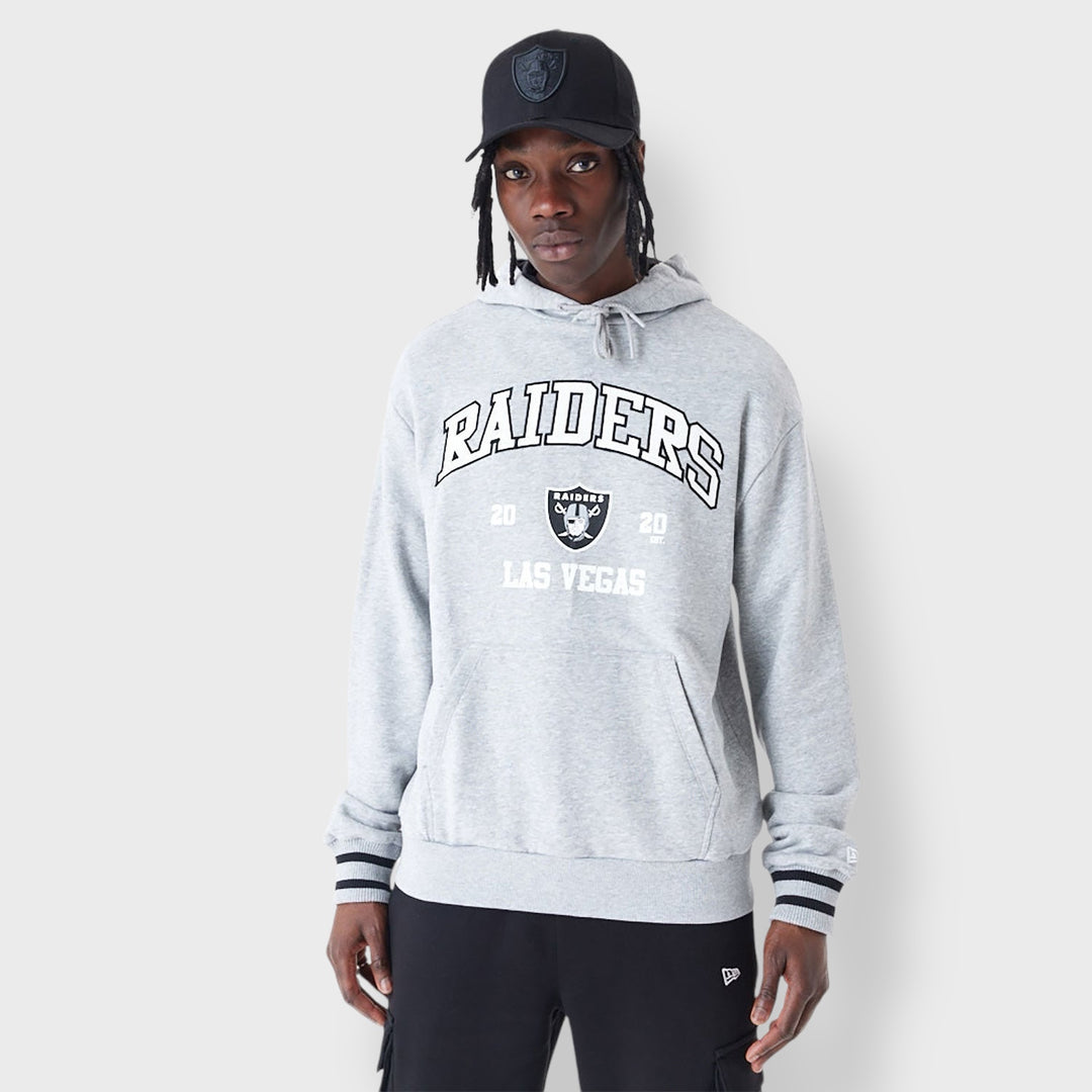 New Era NFL Oversized Pullover Hoodie LV Raiders grey - Shop-Tetuan