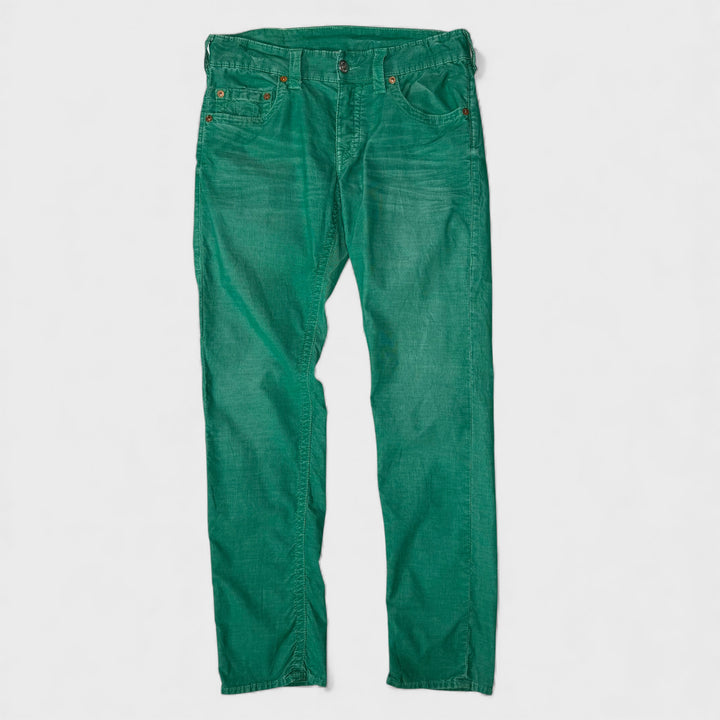 True Religion Geno Corduroy Pants green 31 - Shop-Tetuan