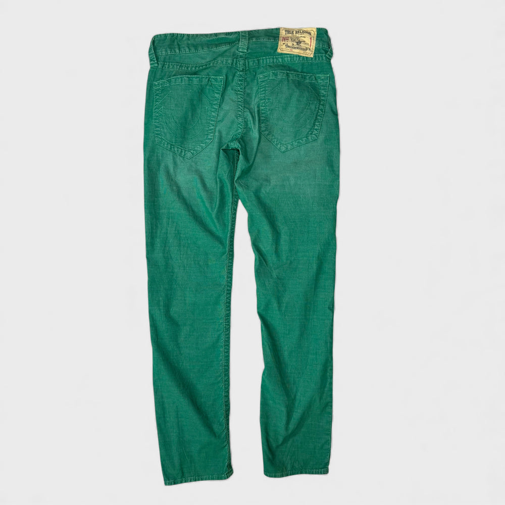 True Religion Geno Corduroy Pants green 31 - Shop-Tetuan