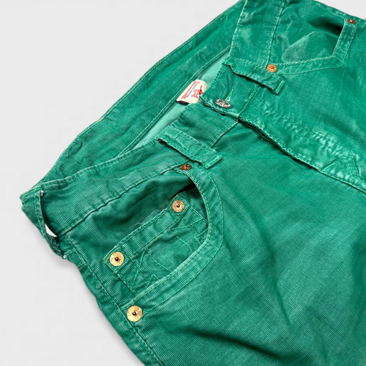 True Religion Geno Corduroy Pants green 31 - Shop-Tetuan