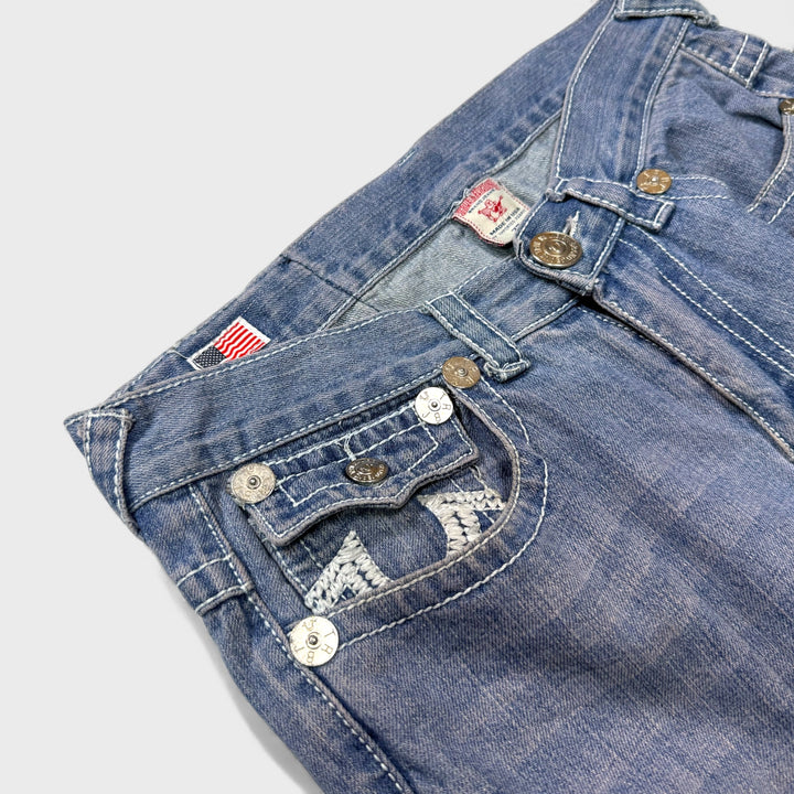 True Religion Skull Jeans light blue 32 - Shop-Tetuan