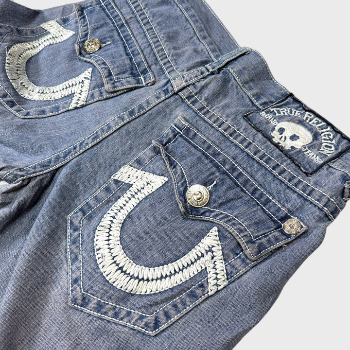 True Religion Skull Jeans light blue 32 - Shop-Tetuan
