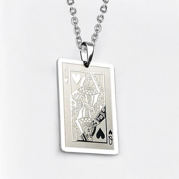 Queen of Heart Pendant 316L Surgical Steel - Shop-Tetuan