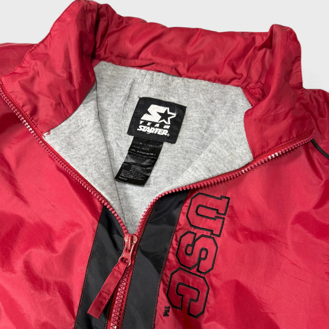 Starter 90s USC South Carolina Southcocks American Football Trackjacket red XL - Shop-Tetuan