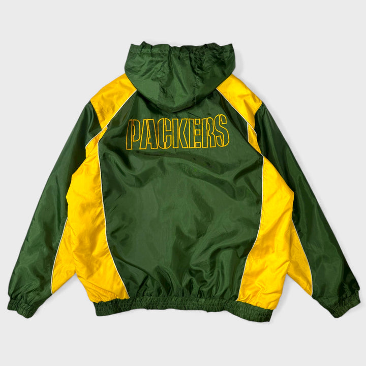 G-III Apparel NFL Green Bay Packers Coach Jacket green/yellow 2XL - Shop-Tetuan