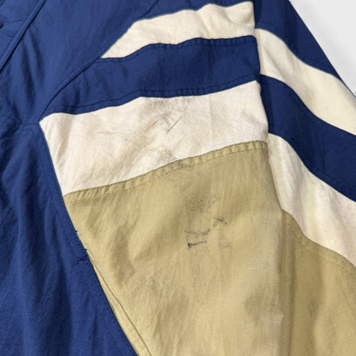 Starter 90s Vintage Notre Dame Fighting Irish American Football Pullover Jacket navy/khaki XL - Shop-Tetuan