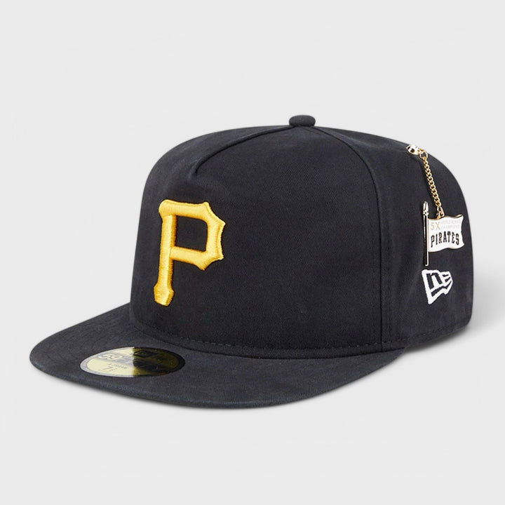 New Era Championship Side Flag  59Fifty A-Frame P Pirates black - Shop-Tetuan