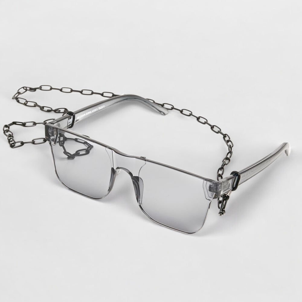Urban Classics 105 Chain Sunglasses black transparent - Shop-Tetuan