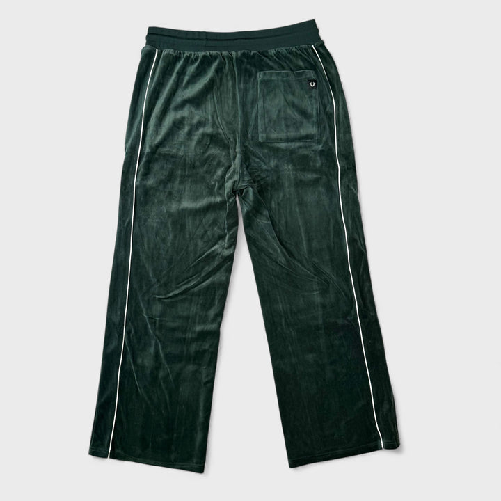 True Religion Velour Track Pants green gables - Shop-Tetuan