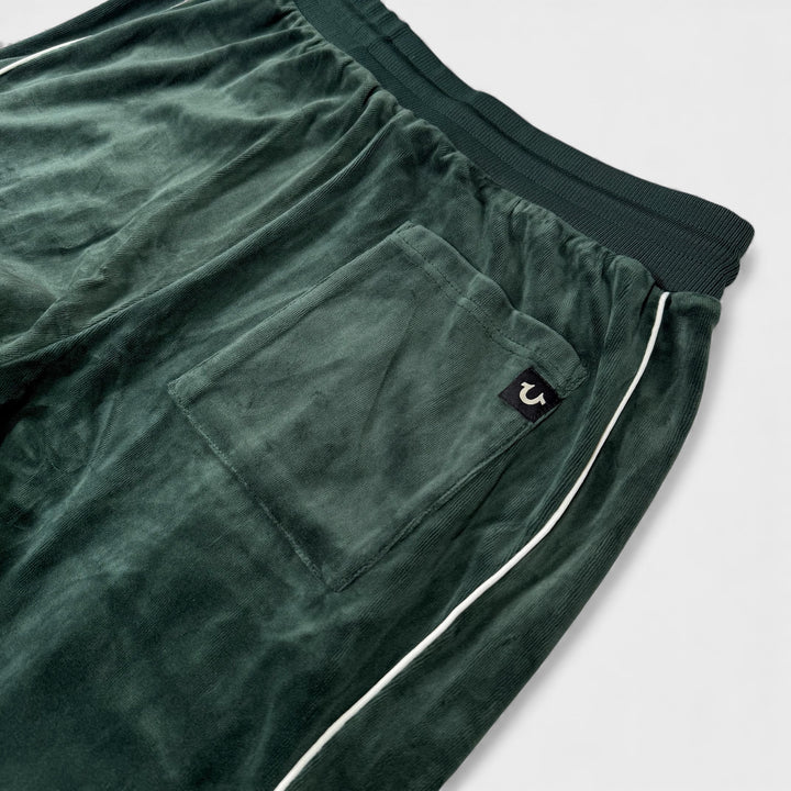 True Religion Velour Track Pants green gables - Shop-Tetuan
