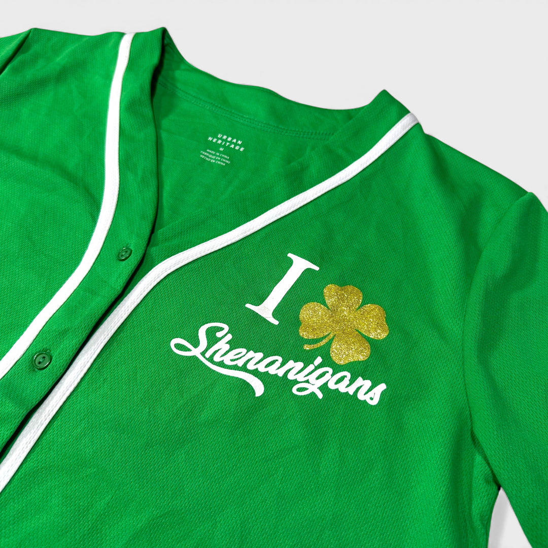 Urban Heritage I Love Shenanigans Jersey green M - Shop-Tetuan