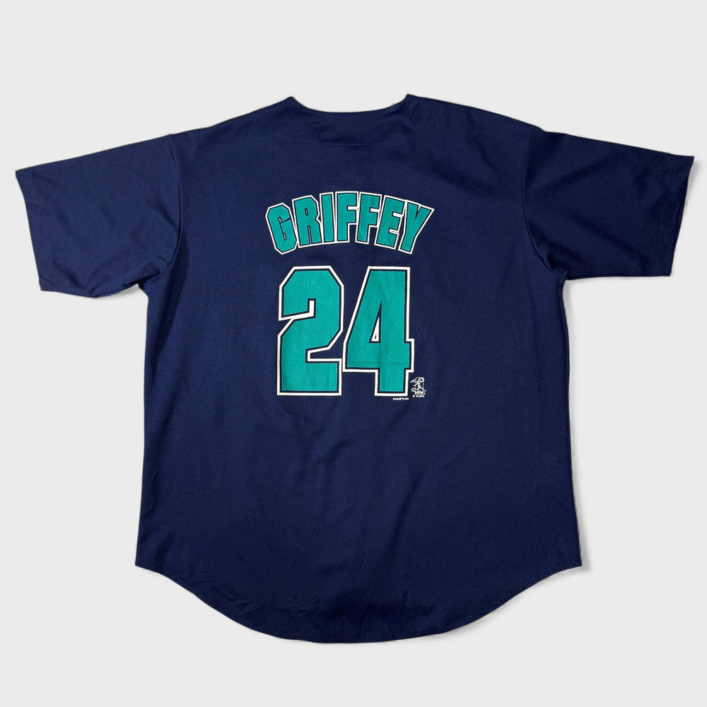 True Fan 90s Sportswear MLB Seattle Mariners #24 ”Ken ”Griffey, Jr. Jersey navy XL - Shop-Tetuan