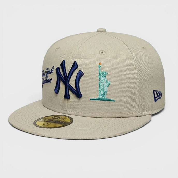 New Era MBL CIty Icon 59Fifty NY Yankees light beige