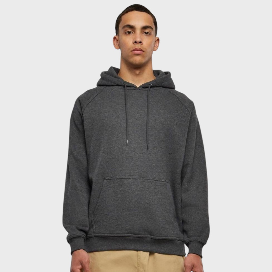 Urban Classics blank hoody charcoal - Shop-Tetuan