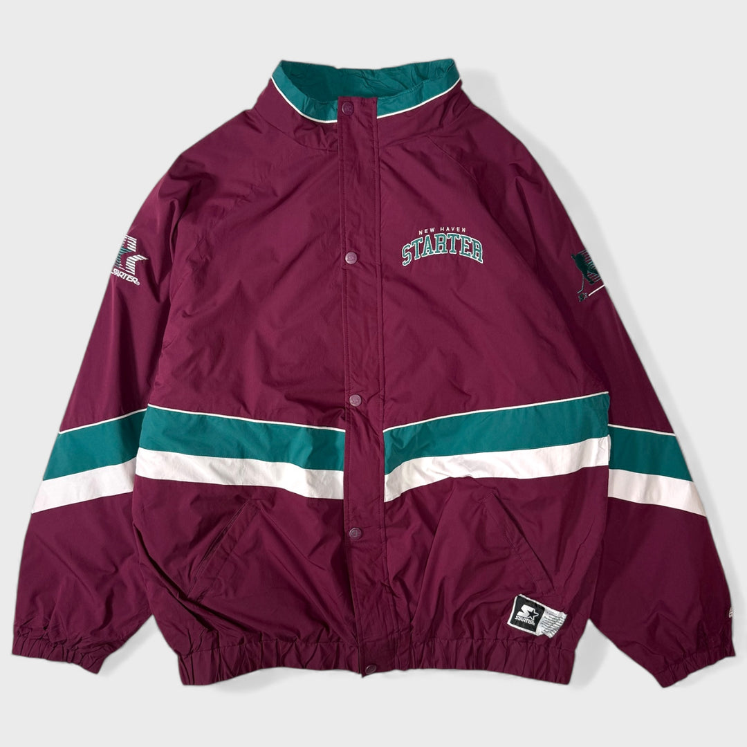 Starter 90s New Haven Puffer Jacket burgundy XXL - Shop-Tetuan