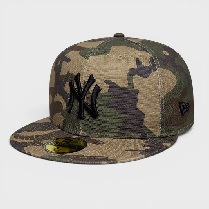 New Era Camo 59Fifty NY Yankees woodcamo