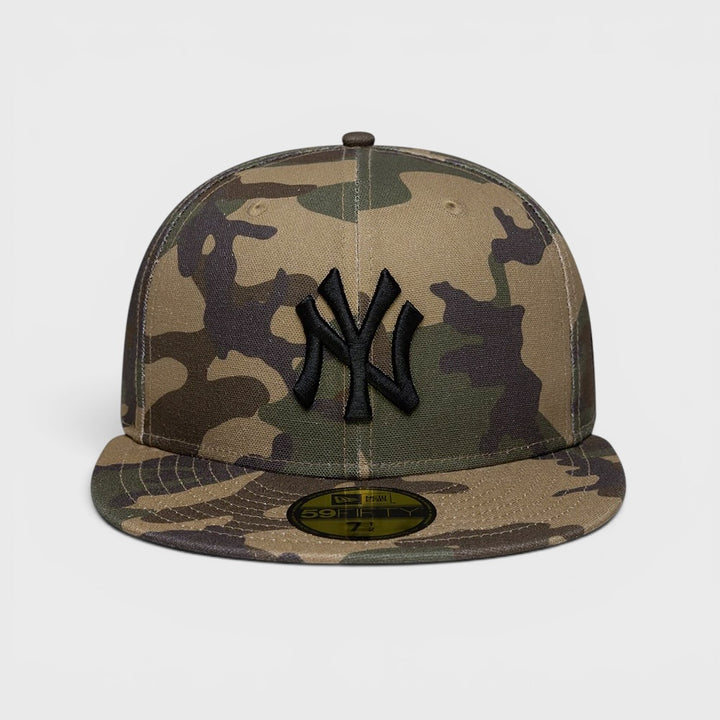 New Era Camo 59Fifty NY Yankees woodcamo
