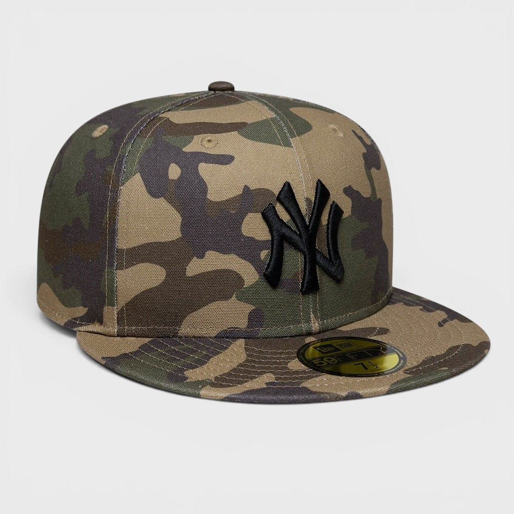 New Era Camo 59Fifty NY Yankees woodcamo