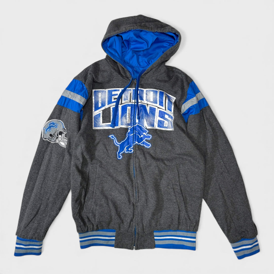NFL Team Apparel Reversible jacket D Lions blue M - Shop-Tetuan