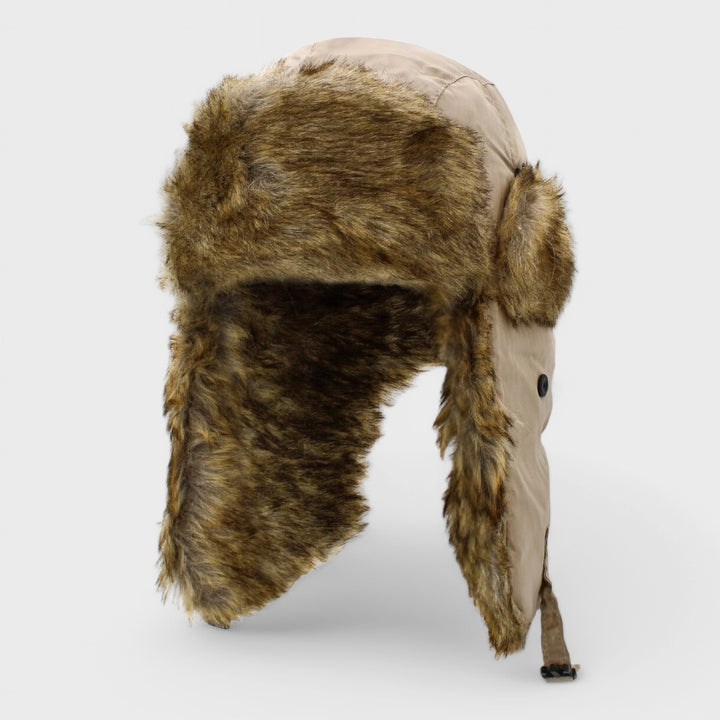 KB Ethos Solid Trapper hat khaki - Shop-Tetuan