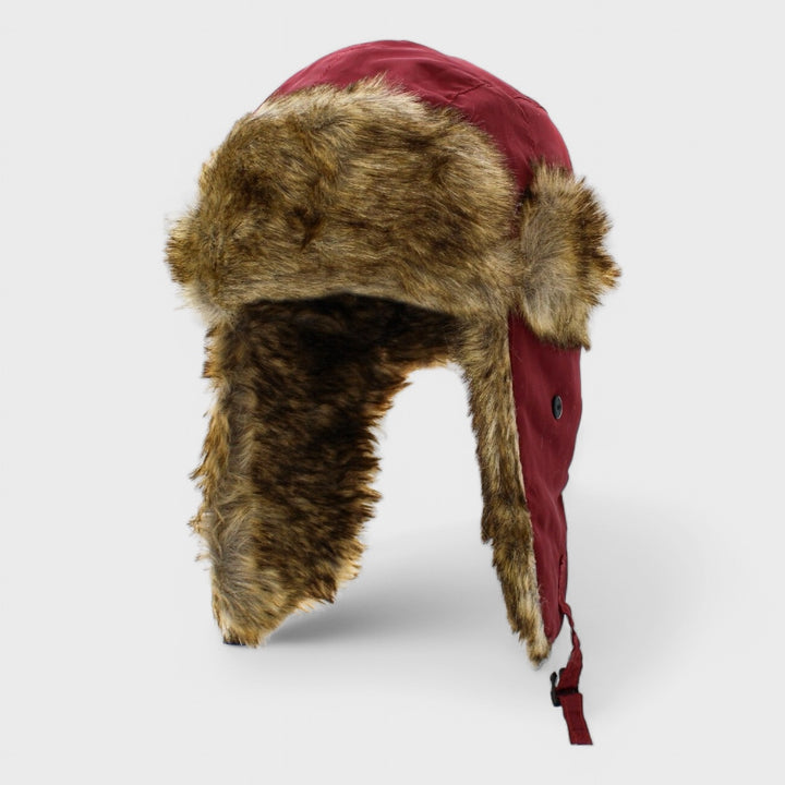KB Ethos Solid Trapper hat burgundy - Shop-Tetuan
