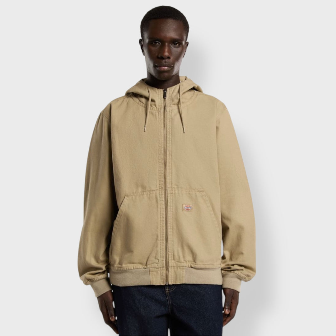 Dickies Duck Canvas Unlined Hooded Jacket desert sand - Shop-Tetuan