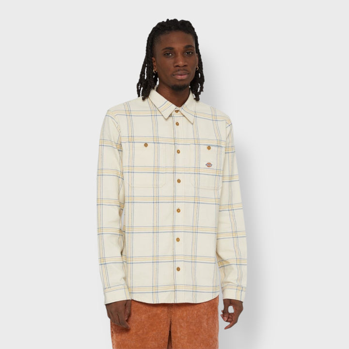 Dickies Warrenton Long Sleeve Shirt sandstone - Shop-Tetuan