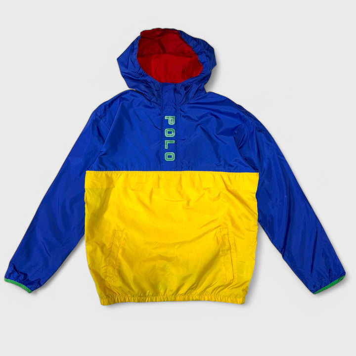 Polo Ralph Lauren Windbreaker Jacket blue/yellow youth XL