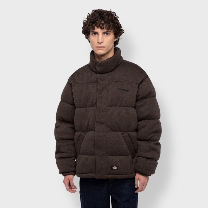 Dickies Baker Puffer Jacket brown - Shop-Tetuan