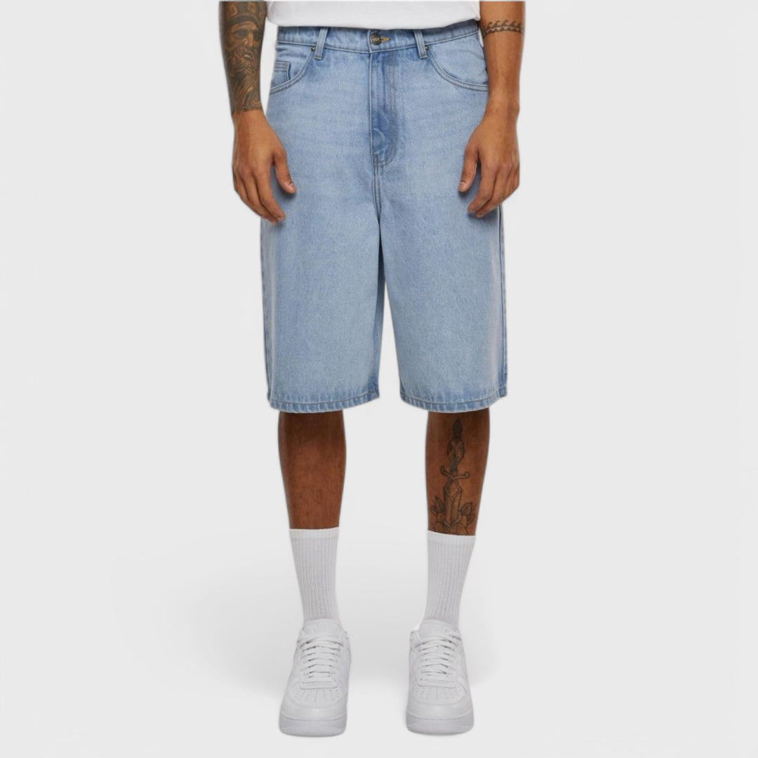 Urban Classics 90's Heavy Denim Shorts new light blue washed - Shop-Tetuan
